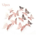 thumbnail image 2 of 12Pcs Butterfly Decorations,3 Sizes 3D Butterfly Removable Stickers Wall Decor Butterfly for Kids Bedroom Bathroom Living Room Birthday, 2 of 3