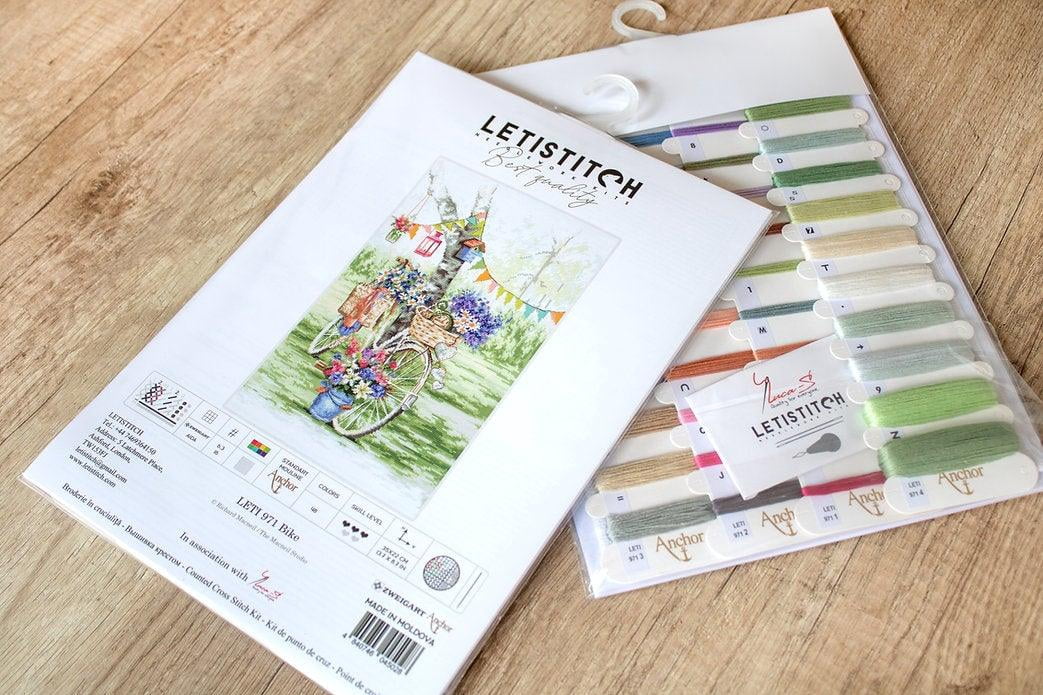 Letistitch Bike Counted Cross-Stitch Kit