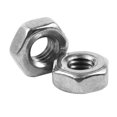 thumbnail image 1 of 200Pcs M3 3mm Female Thread Hex Metal Nut Fastener Silver Tone, 1 of 7