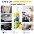 thumbnail image 4 of 4-in-1 Multi-Enzyme Foam Cleaner, 5oz All-Purpose Deep Cleaning Spray for Car Interior with Lemon Fresh Scent, Safe on Many Surfaces, 4 of 7