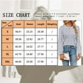 thumbnail image 2 of TEMOFON Women Tops Fall Long Sleeves T Shirts Comfy Knit Tunic Round Neck Fragmented Loose Shirts for Women Size 2XL, 2 of 3