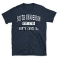 thumbnail image 1 of South Henderson North Carolina Classic Established Men's Cotton T-Shirt, 1 of 1
