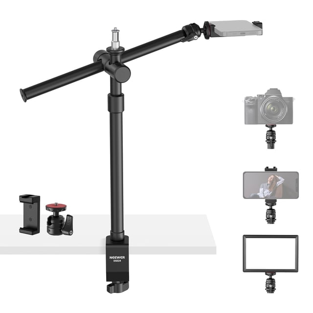 Soporte de escritorio para cámara NEEWER DS024 con brazo ajustable de 55,5 cm