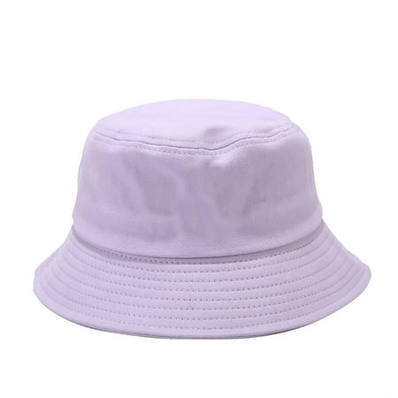 

Dadaria Sun Hats for Women Bucket Hats Soild Summer Travel Beach Sun Hat Cap Unisex Purple One Size Women Men