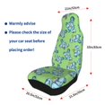 thumbnail image 4 of Vsdgher Motorcycle Riding Dinosaur Automotive Seat Covers for Cars Trucks and SUVs – Car Seat Covers for Truck Seat Protectors Set of 2, 4 of 7