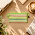thumbnail image 5 of Dademeo High Density Mesh Pencil Case, Macaron Rainbow Stripe Zipper Pouch for Office Travel Makeup Brushes Cosmetic Storage, 5 of 7