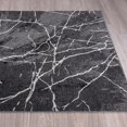 thumbnail image 6 of Luxe Weavers Ridgewood Modern Marble Gray 5x7 Area Rug, 6 of 7