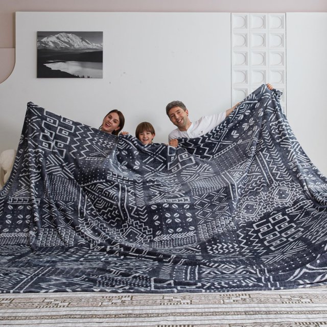 Manta polar de gran tamaño COOVA de 305 x 305 cm, suave y cálida