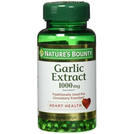 Nature's Bounty Garlic 1000 mg Softgels 100 ea