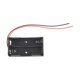 thumbnail image 3 of 5pzs Caja estuche sostenedor de 2 x 1.5V AA bateria negro con plomo alambre, 3 of 8