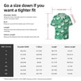 thumbnail image 5 of Lsque Sheep Zzz print Men's Cuban Collar Short Sleeve Shirt Summer Beachwear Casual Button Down Fashionable Vacation Leisure Shirt-XX-Large, 5 of 7