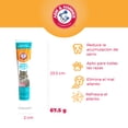 thumbnail image 3 of Arm & Hammer Kit Pasta Dental con Cepillo para Gato, Elimina Sarro y Mal Aliento, Sabor Atún, 3pzas Arm & Hammer FFP8608, 3 of 6