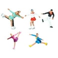 thumbnail image 4 of 5 figuras en miniatura a escala 1:87, adornos, patinaje artístico, temática deportiva, proyectos de bricolaje pintados, dioramas, figuras de escenas, 4 of 8