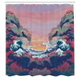 thumbnail image 3 of Ambesonne Ocean Shower Curtain, Colorful Fantasy Sealife, 69"Wx75"L, Multicolor, 3 of 5