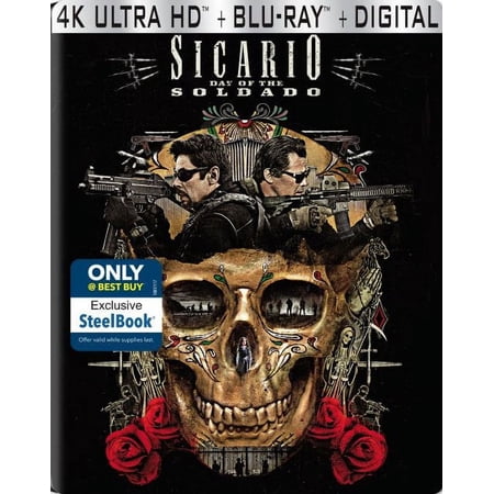 New Steelbook Sicario: Day Of The Soldado (4K / Blu-ray + Digital)