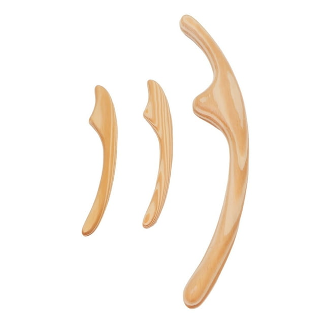 Cellulite Massage Tool,3pcs Cypress Gua Sha Wood Massage Tool Lymphatic Drainage Massage Tool High-Precision Functionality