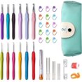 thumbnail image 2 of Juego de Agujas de Ganchillo de 12 Tamaños para Manos Artríticas, Mangos Ergonómicos de Agarre Suave, Kit de Ganchillo para Principiantes, Regalos de Navidad para Mujeres, Aguja de Ganchillo Grande co, 2 of 4