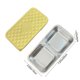 thumbnail image 3 of Contenedor de snacks de acero inoxidable con tapa de silicona | Almacenamiento de alimentos de metal reutilizable con 2 compartimentos | Lonchera dividida a prueba de fugas para niños pequeños, 3 of 6