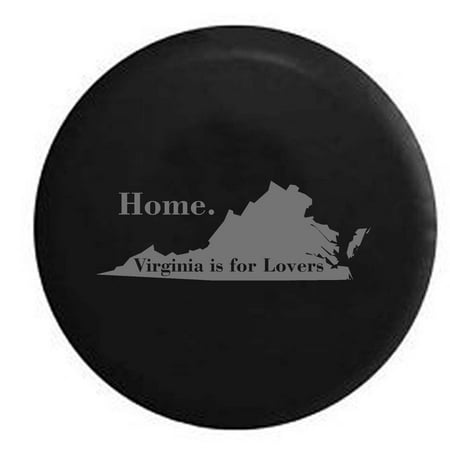 Penn State Spare Tire Cover - Virginia is for Lovers Home State Edition Spare Tire Cover Vinyl Stealth Black 27.5 in