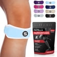 thumbnail image 1 of Rodillera de la marca sueca Sleeve Stars para el tendón rotuliano, eficaz para mujeres y hombres. Rodillera Osgood-Schlatter para jóvenes y niños con 3 longitudes ajustables, para tallas de 18 a 38 cm, 1 of 5