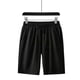 thumbnail image 2 of Pantalones cortos casuales de verano para hombre, pantalones cortos sueltos de malla de seda de hielo, pantalones transpirables de secado rápido con aire acondicionado, pantalones cortos deportivos, 2 of 3