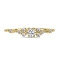 thumbnail image 2 of SZUL Women's 1/3 CTW Lab Grown Diamond Ring in 10K Yellow Gold (F-G Color, VS1- VS2 Clarity), 2 of 7