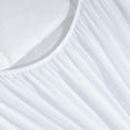 thumbnail image 5 of White Rhombic Quilted Alternative Down Mattress Pad, 5 of 6