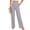 Gray, variant on YLOMAY Women's Casual Pants Cotton Linen High Waisted Lounge Pants for Women Summer Straight Leg Business Work Dress Trousers Lightweight Beach Party Solid Color Trousers with Pocket Black L