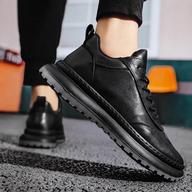 Zapatillas deportivas para correr acogedoras mujeres hombres zapatos transpirables antideslizantes (41) negro DQrwqpou Tenis De Mujer Tenis De Hombre