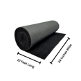 thumbnail image 2 of Carpet by the Foote, 20oz. Boat Trailer Bunk Carpet, 24"(in.) x 12'(ft.), Black, 2 of 6