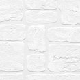 thumbnail image 1 of Architectural Rouleau de Papier Peint Blanc, Géométrique Texturé à Peindre Préencollé, 1 of 2