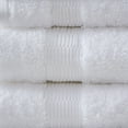thumbnail image 3 of Madison Park Signature Luce 6-Piece Egyptian Cotton Towel Set in White, 3 of 5