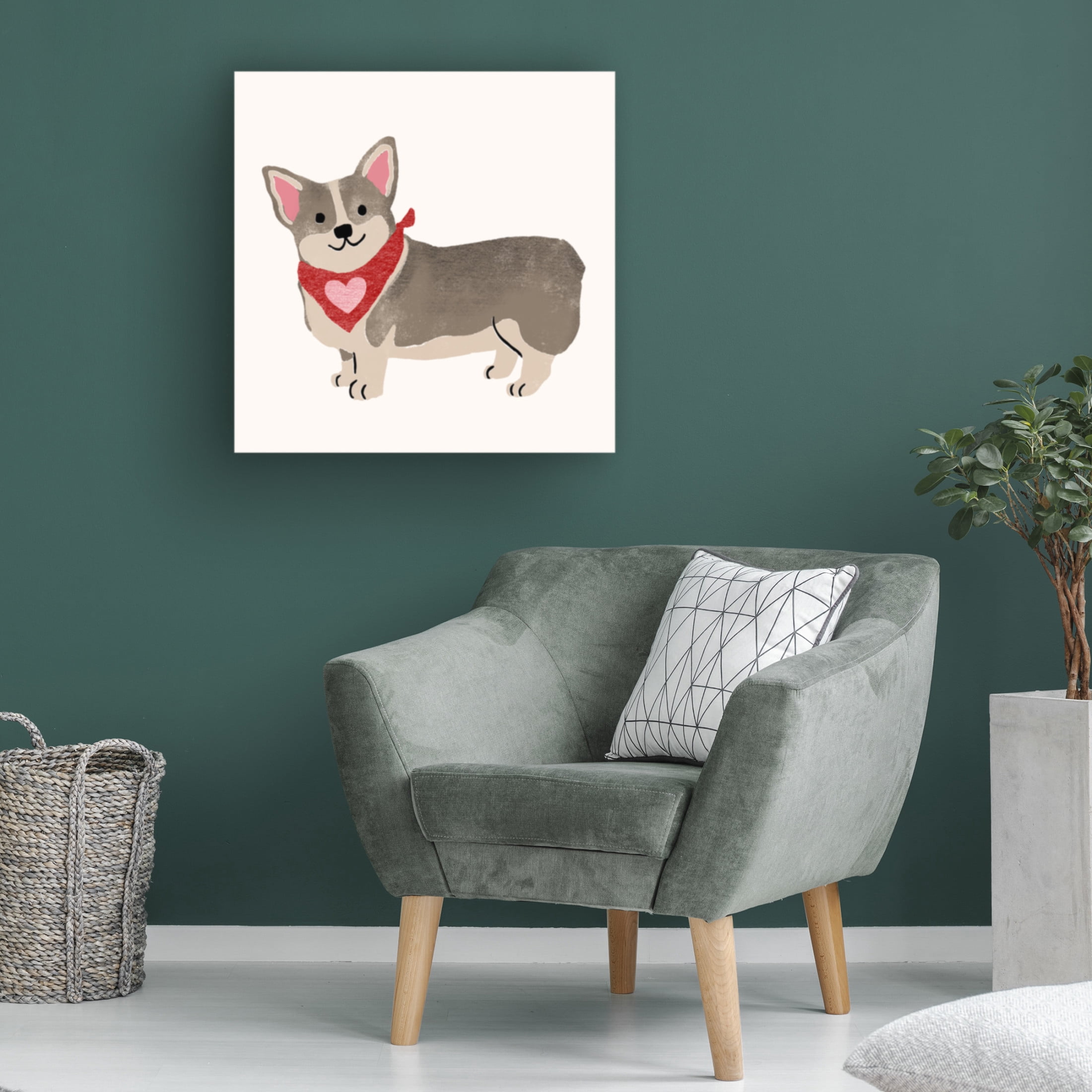 Trademark Fine Art Victoria Barnes Little Legs Big Heart I Canvas Wall Art