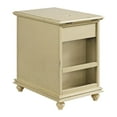 thumbnail image 5 of Chairside Table with 1 Drawer and 1 Trellis Door, Antique White- Saltoro Sherpi, 5 of 6