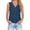 Navy, variant on Duoif Womens Tank Tops V-Neck Business Tank, Cotton Linen Camisole Blouse Going Out Tops for Women Black L
