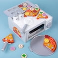 thumbnail image 6 of BUTOMKY Wooden Pizza Pretend Play Set for Kids, Slice and Serve Play Food, Pizza Counter & Storage Oven Kitchen Playset, Montessori Role Play Educational Toy Gift for Boys Girls Ages 3-6, 6 of 8