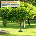 thumbnail image 7 of Uxcell 2pcs Tree Mulch Ring 32.3 Inch Non-Woven Round Tree Protector Weed Barrier Mat Plant Cover Rings for Weed Grass Control Root Protection, Green, 7 of 7
