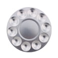 thumbnail image 1 of paleta de pintura circular 2pcs con 10 pocillos Bandejas redondas de aluminio para arte profesional, acrílico o dibujo a base de agua o pintura al óleo tapa godete Higoodz Artesanía, 1 of 5