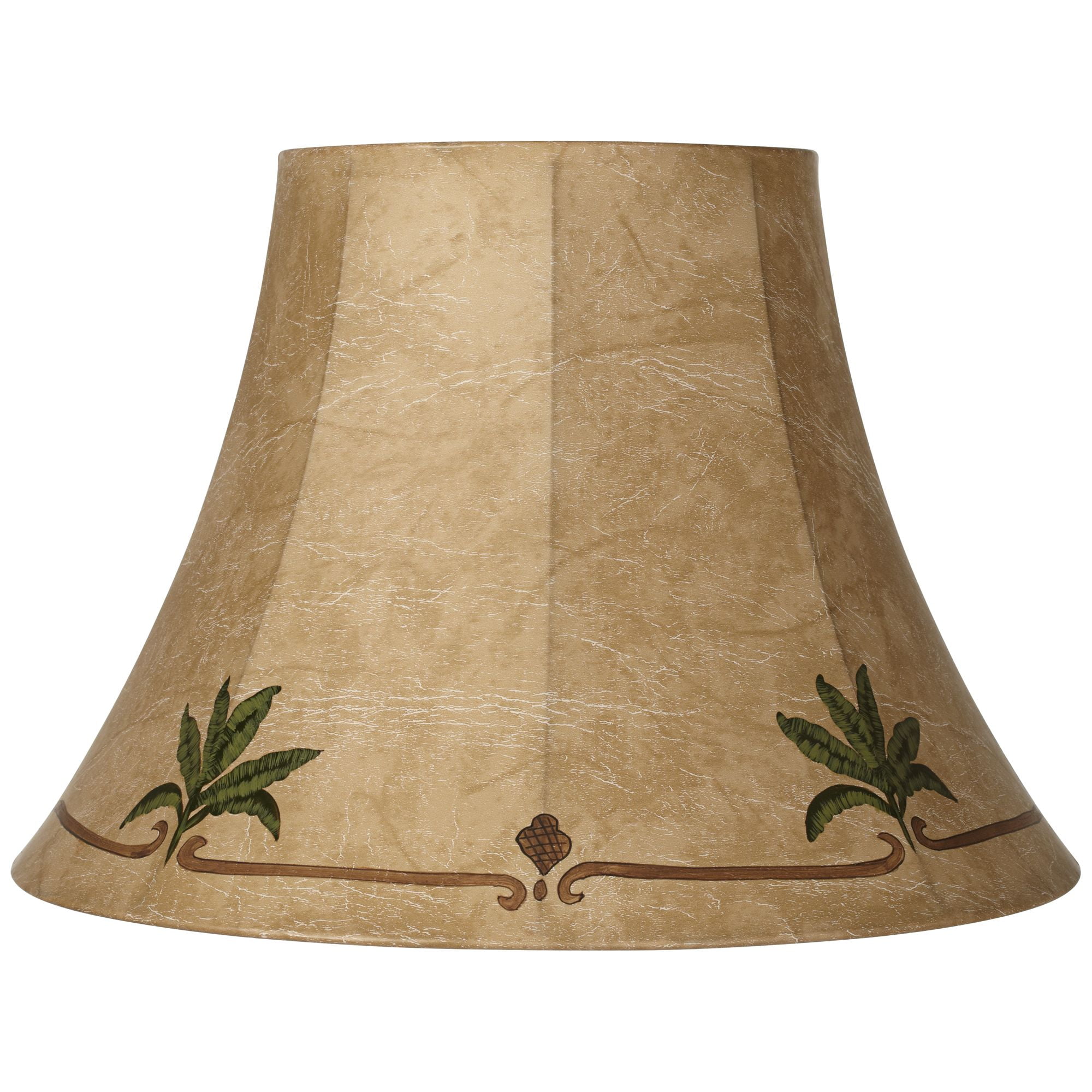 Springcrest Palm Leaf Faux Leather Lamp Shade 9x18x13 Spider Springcrest Palm Leaf Faux Leather Lamp Shade 9x18x13 Spider Com