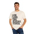 thumbnail image 4 of Uplifting Christianity Statements Devotee Distressed Line Vintage Religious Advantages Uplifting Scriptures Unisex Garment-Dyed T-shirt, 4 of 4