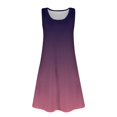 thumbnail image 6 of Grblisyd Girls Dresses Size 10-12 Sleeveless Casual U Neck Gradient Sundress with Pockets for Girl, 6 of 6