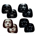 thumbnail image 1 of Scary Car Headrest Halloween Seat Protector Set Auto Interior Decoration Head Rest Cover Pair Vehicle Accessory 10.04x10.98 Inches For Automotive 2pc, 1 of 9
