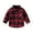 Z1 Red, variant on Boys Shirt Toddler Plaid Print Long Sleeve Lapel Neck Tops Comfortable Leisure Autumn Kids Daily Wear Beige Size 18-24 Months