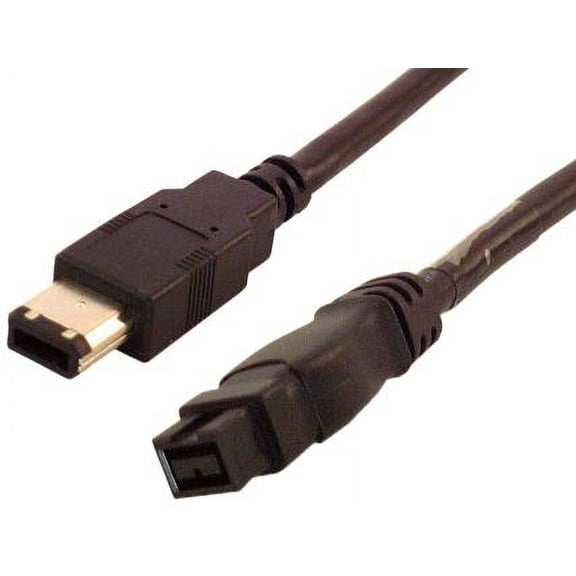IEC M2438-03 IEEE 1394 9 Pin to 6 Pin FireWire 800 (FireWire II) Cable 3'