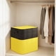 thumbnail image 5 of Bolsa de Almacenamiento de Tela No Tejida de Gran Capacidad 90L en Negro y Amarillo, con Tapa de Cremallera y Asas Reforzadas, Organizador Plegable para Ropa, Ropa de Cama y Viaje, 5 of 6