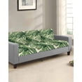 thumbnail image 2 of Green Tropical Leaves Couch Cushion Covers Stretch, Washable Sofa Seat Covers Individual Seat Cushion Sofa Slipcovers Farmhouse Summer Leaf Plants Couch Cover Furniture Protector L-1PCS, 2 of 7