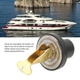 thumbnail image 4 of Boat Brass Drain Plug Part, Rugged Rustproof Strong Sealing Compression Drain Plug for Boat Marine Sinks Beams Baitwells, 4 of 7