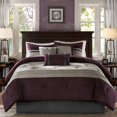 thumbnail image 3 of Home Essence Dakota 7-Piece Microsuede Comforter Set, 3 of 13