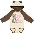 thumbnail image 3 of Inktastic Breast Cancer Awareness- Fight, care, cure Boys or Girls Long Sleeve Baby Bodysuit, 3 of 5