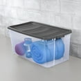 thumbnail image 5 of Sterilite 200 Qt. Stacker Box Plastic, Flat Gray, 5 of 10